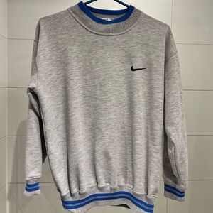 Vintage Nike Crew Neck Blue/Grey
